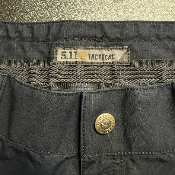 5.11 Tactical Women's Cargo Pants 12 Long Navy Ripstop Utility 32x33.5 EMS Work - Picture 4 of 12